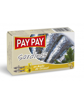 Pay-Pay Sardynki w oleju słonecznikowym 120 g