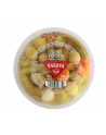 Oliwki SARASA Coctel Popurri 380g (plastik ) - zielone oliwki w zalewie anchois z warzywami - nr 1