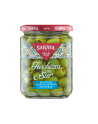 Oliwki SARASA Hechizos słoik 410g - zielone oliwki bez pestki w zalewie z oliwą z oliwek oraz przyprawami - nr 1